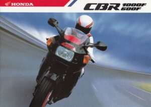 HONDA CBR 1000 F / 600 F + Prospekt brochure + 8 Seiten + aus 1987 ?