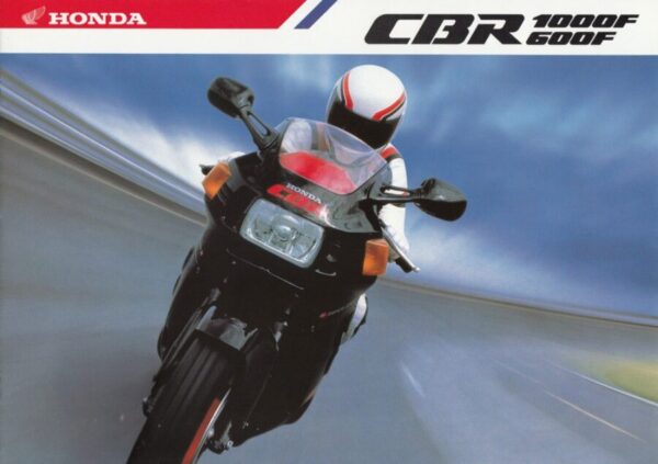 HONDA CBR 1000 F / 600 F + Prospekt brochure + 8 Seiten + aus 1987 ?