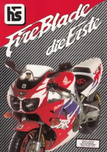 Titelseite: HONDA CBR 900 RR FireBlade + HAUNGS + SC 28 / SC 33 + Prospekt + 4 Seiten