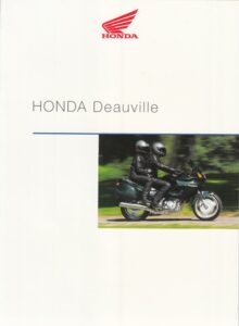 Titelseite: HONDA NT 650 V Deauville + Prospekt brochure + 10 Seiten + aus 1/2001