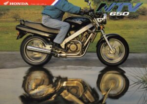HONDA NTV 650 + Prospekt brochure + 6 Seiten + aus 11/1994