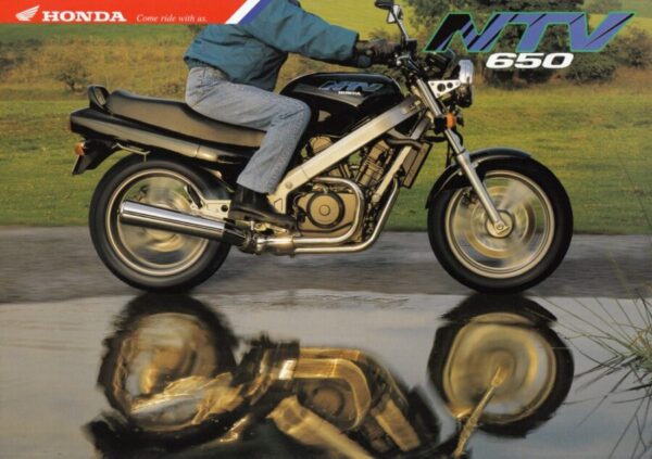 HONDA NTV 650 + Prospekt brochure + 6 Seiten + aus 11/1994