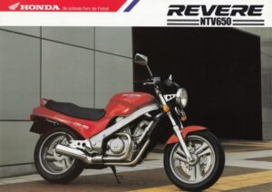 HONDA NTV 650 Revere + Prospekt brochure + 6 Seiten + aus 1989?