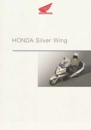 HONDA Silver Wing + PROSPEKT brochure + 8 Seiten + aus 1/2001