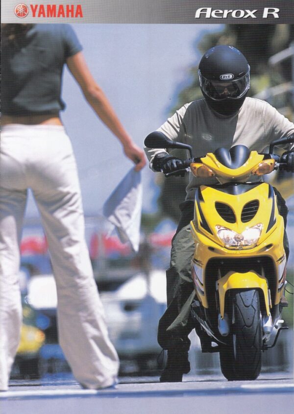 YAMAHA Aerox R + Prospekt brochure + 4 Seiten + aus 2002?