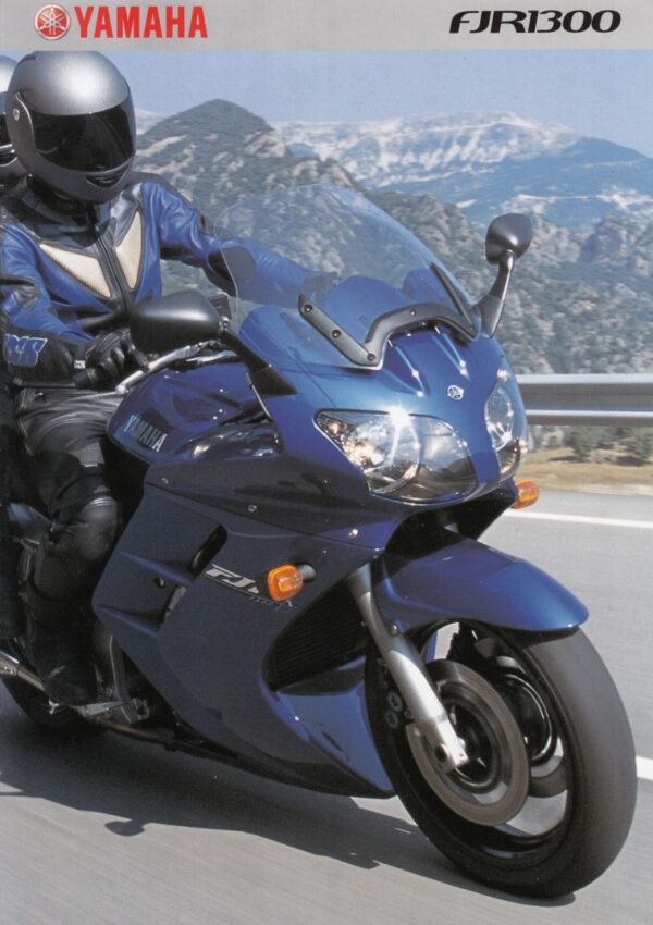 YAMAHA FJR 1300 + Prospekt brochure + 8 Seiten + aus 2001