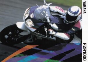 YAMAHA FZR 1000 + Prospekt brochure + 8 Seiten + aus 1994