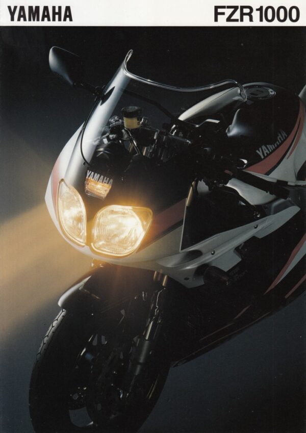 YAMAHA FZR 1000 + Prospekt brochure + 6 Seiten + aus 1995