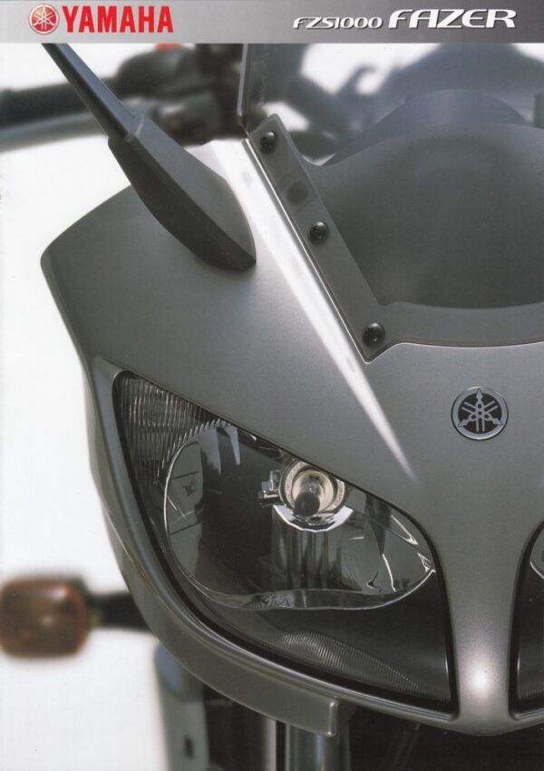 YAMAHA FZS 1000 Fazer + Prospekt brochure + 8 Seiten + aus 2002