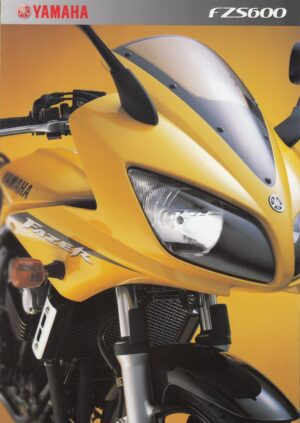 YAMAHA FZS 600 Fazer + PROSPEKT brochure + 6 Seiten + aus 2002