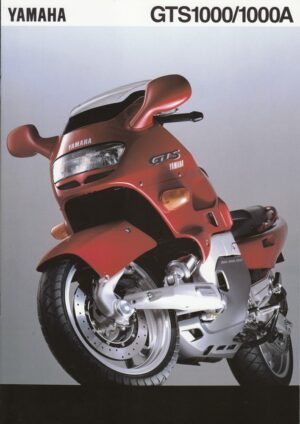 YAMAHA GTS 1000 / 1000 A + PROSPEKT brochure + 10 Seiten + aus 1993