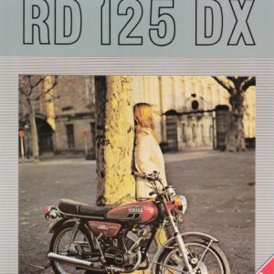 YAMAHA RD 125 DX + Prospekt brochure + 4 Seiten + aus 1976 ?