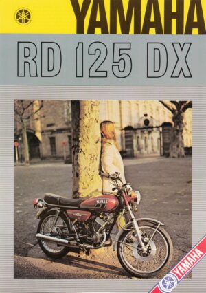 YAMAHA RD 125 DX + Prospekt brochure + 4 Seiten + aus 1976 ?