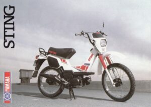 YAMAHA Sting (SG50) + Prospekt brochure + 4 Seiten + aus 1983 ?