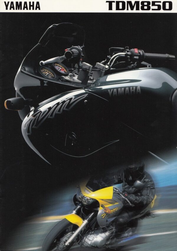 YAMAHA TDM 850 + Prospekt brochure + 8 Seiten + aus 1/1996