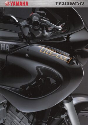YAMAHA TDM 850 + Prospekt brochure Werbung + 4 Seiten + aus 2000