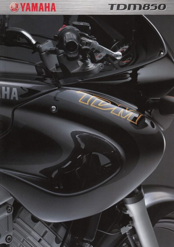 YAMAHA TDM 850 + Prospekt brochure Werbung + 4 Seiten + aus 2000