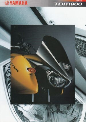 YAMAHA TDM 900 + Prospekt brochure + 4 Seiten + aus 2002