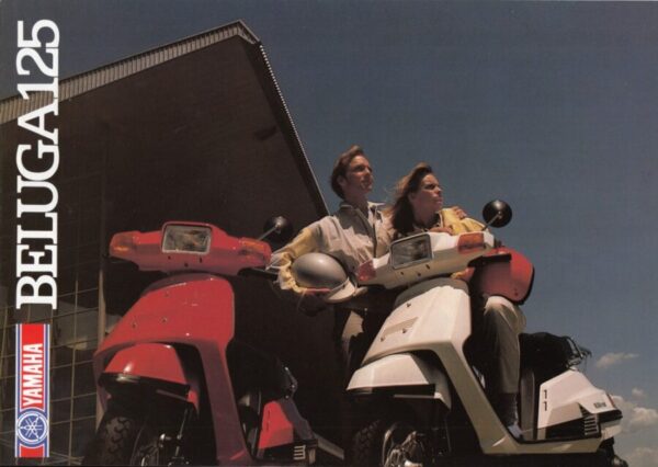 YAMAHA BL 125 Beluga + Prospekt brochure + 4 Seiten + aus 1986