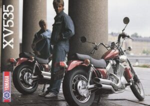 YAMAHA XV 535 + Prospekt brochure + 4 Seiten + aus 1/1988