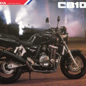 HONDA CB 1000 + PROSPEKT / flyer + 1 Blatt / 2 Seiten + aus 1992 ?