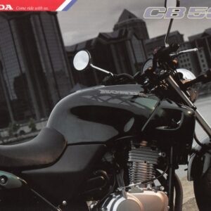 HONDA CB 500 + Prospekt flyer + 1 Blatt / 2 Seiten + aus 1993?