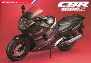 HONDA CBR 1000 F + Prospekt flyer + 1 Blatt / 2 Seiten + aus 1992?