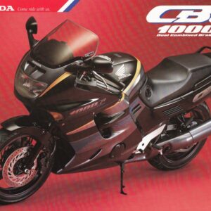 HONDA CBR 1000 F + Prospekt flyer + 1 Blatt / 2 Seiten + aus 1992?
