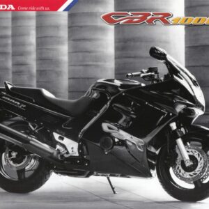 HONDA CBR 1000 F + Prospekt / flyer + 1 Blatt / 2 Seiten + aus 9/1998