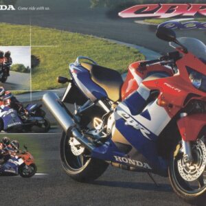 HONDA CBR 600 F + Prospekt flyer + 1 Blatt / 2 Seiten + aus 09/2000