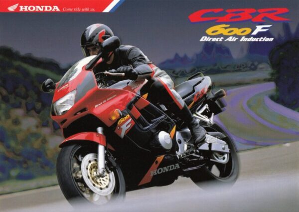 HONDA CBR 600 F (PC25) + PROSPEKT flyer + 1 Blatt / 2 Seiten + aus 9/1994
