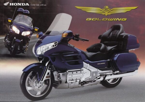 HONDA GL 1800 Gold Wing + Prospekt flyer + 1 Blatt / 2 Seiten + aus 9/2000