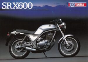 YAMAHA SRX 600 + Prospekt flyer + 1 Blatt / 2 Seiten + aus 1986 ?