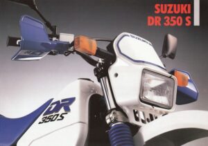 SUZUKI-DR-350-S-1995.jpg SUZUKI DR 350 S + Prospekt brochure + 4 Seiten + aus 1995?