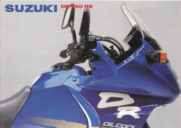 SUZUKI DR 650 RS + Prospekt brochure + 4 Seiten