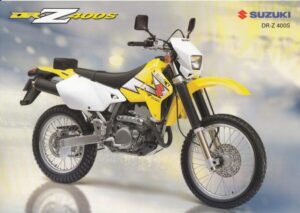SUZUKI DR-Z 400 S + Prospekt flyer + 1 Blatt / 2 Seiten + aus 12/2002