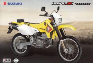 SUZUKI DR-Z 400 S + PROSPEKT flyer + 1 Blatt / 2 Seiten + aus 12/2004