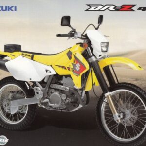 SUZUKI DR-Z 400 S + PROSPEKT flyer + 1 Blatt / 2 Seiten + aus 12/2004