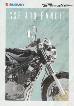 SUZUKI GSF 400 Bandit + Prospekt flyer + 1 Blatt / 2 Seiten + aus 9/1993