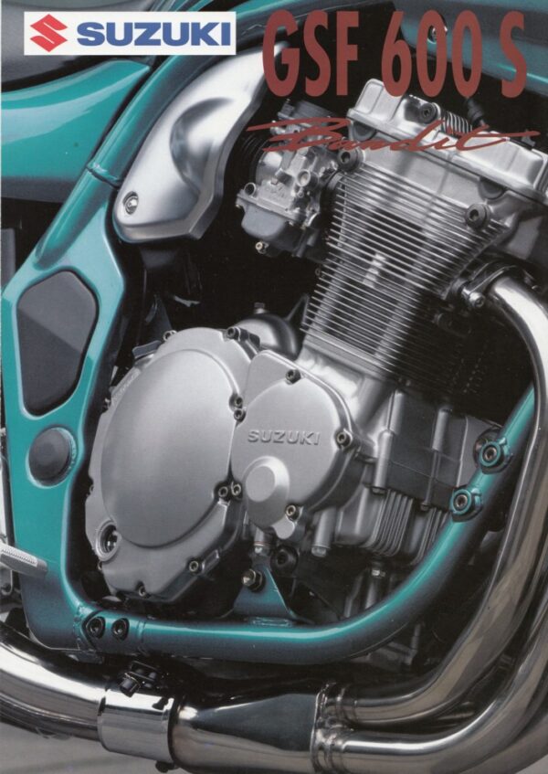 SUZUKI GSF 600 S Bandit + Prospekt brochure + 4 Seiten + aus 1996 ?