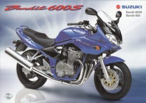 SUZUKI GSF 600 / S Bandit + Prospekt brochure + 4 Seiten + aus 1/2004