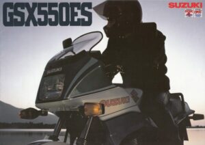 SUZUKI GSX 550 ES + PROSPEKT brochure + 8 Seiten + aus 1/1984