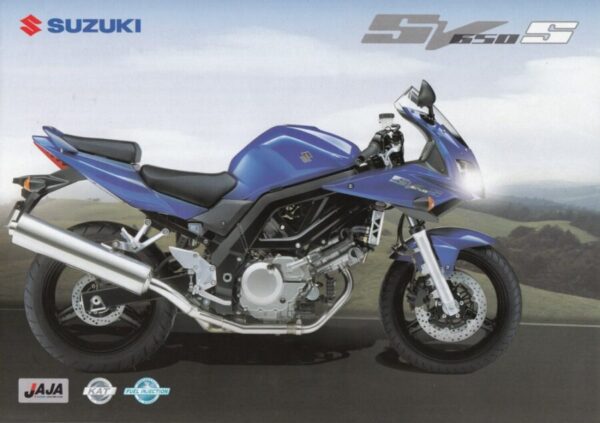 SUZUKI SV 650 / S + Prospekt brochure + 4 Seiten + aus 12/2004