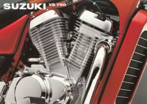 SUZUKI VS 750 Intruder + Prospekt brochure + 4 Seiten + aus 1989 ?