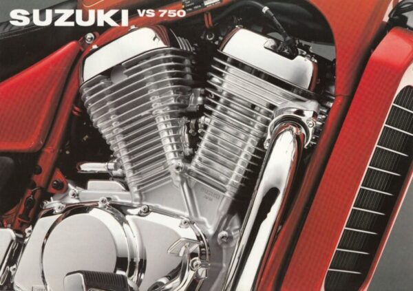 SUZUKI VS 750 Intruder + Prospekt brochure + 4 Seiten + aus 1989 ?