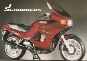 Schurgers.jpg SUZUKI GSX 1100 G mit Schurgers Verkleidung + PROSPEKT + 1 Blatt / 2 Seiten