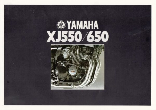 YAMAHA XJ 550 / 650 + Prospekt brochure + 4 Seiten + aus 1981