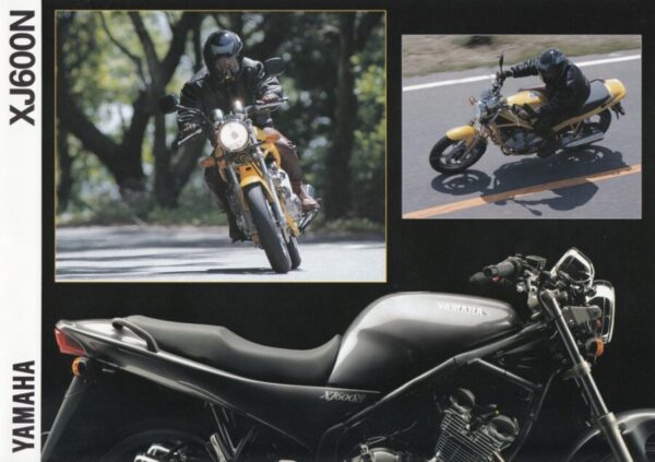 YAMAHA XJ 600 N + PROSPEKT brochure + 4 Seiten + aus 1994