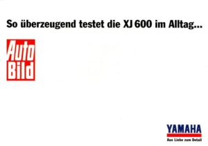YAMAHA XJ 600 N + Test & Technik + Sonderdruck aus Auto Bild 1994 + 4 Seiten