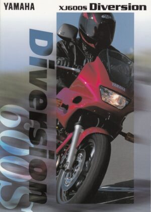 YAMAHA XJ 600 S Diversion + PROSPEKT brochure + 4 Seiten + aus 8/1991